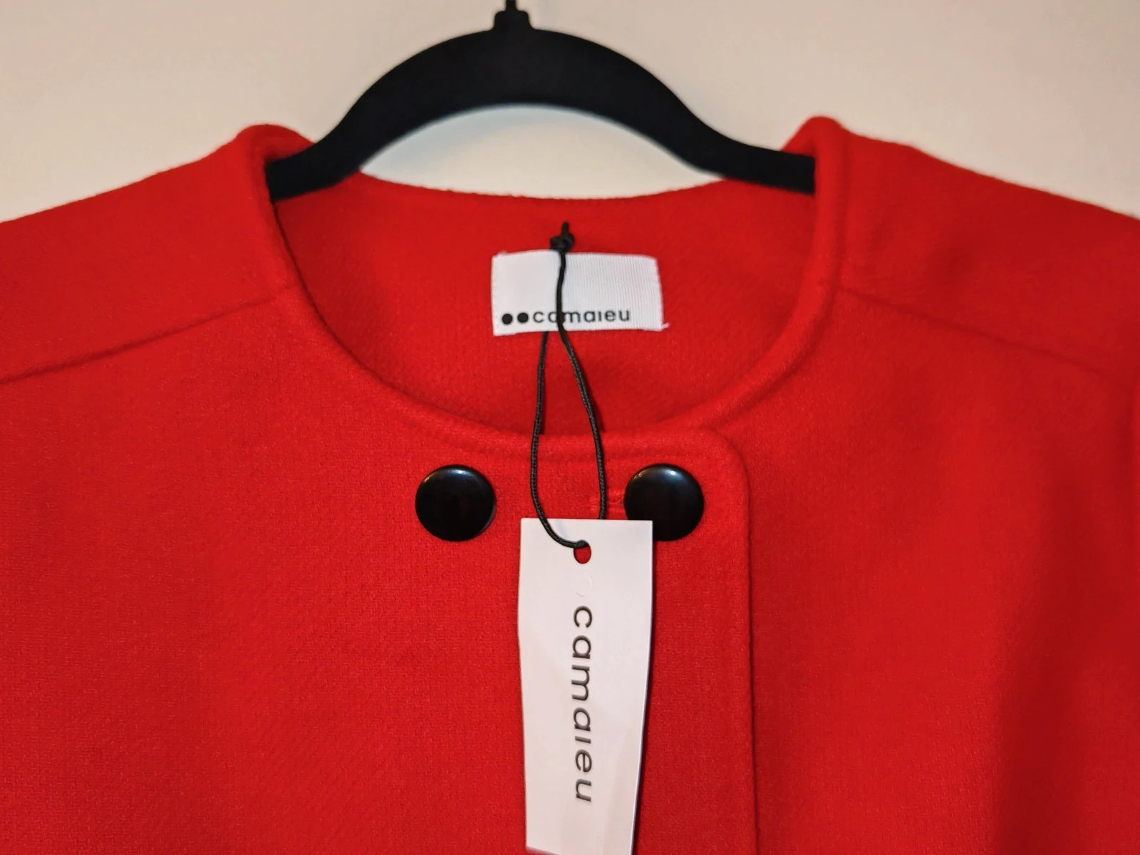 Manteau Camaïeu Rouge – Neuf avec étiquette – Taille 36 – Camaïeu – taille S / 36 / 8 4