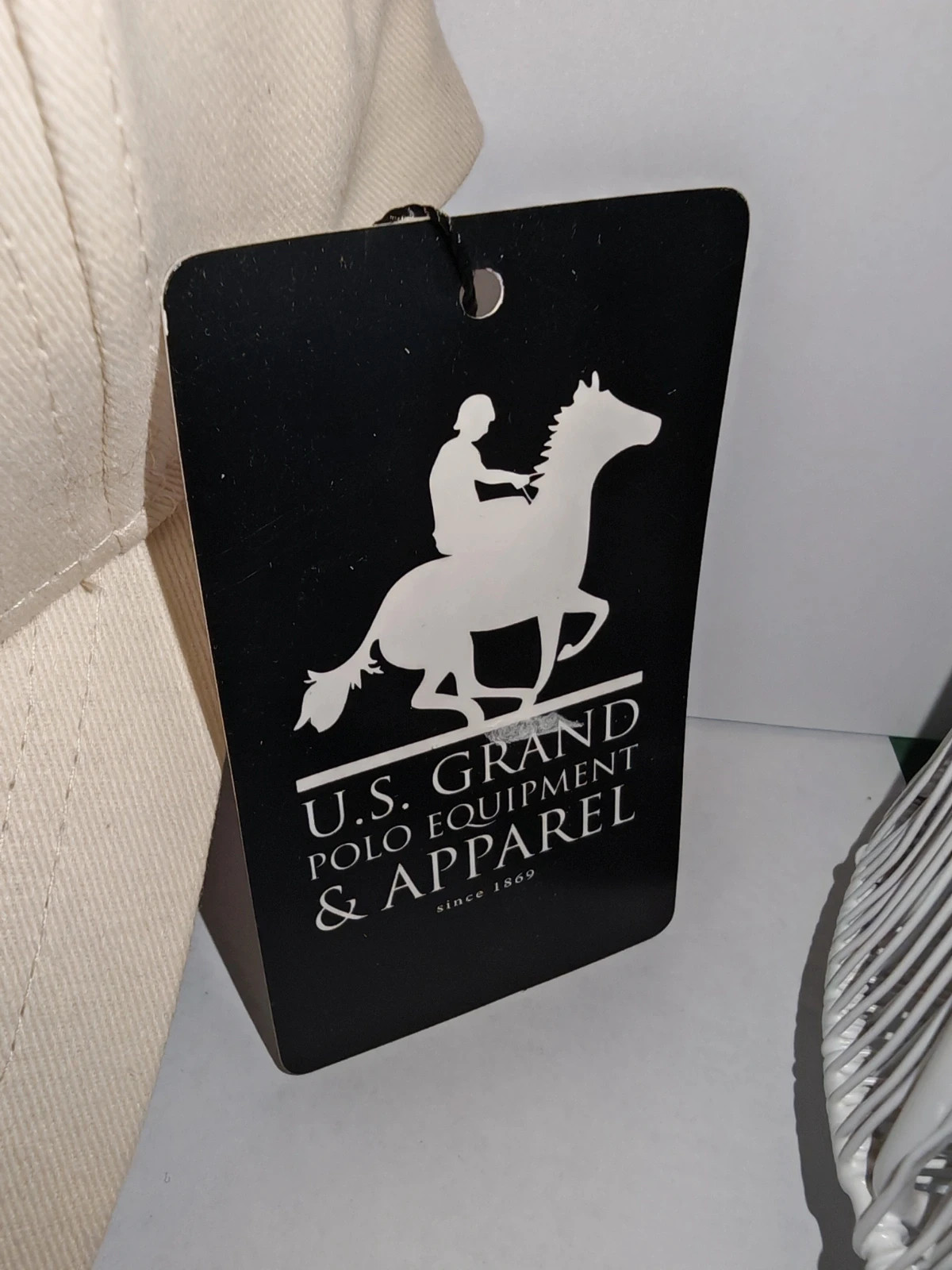 Casquette U.S. Grand Polo Equipment & Apparel – Beige/Crème – Neuve avec étiquette – U.S. Polo Assn. – taille Taille unique 2