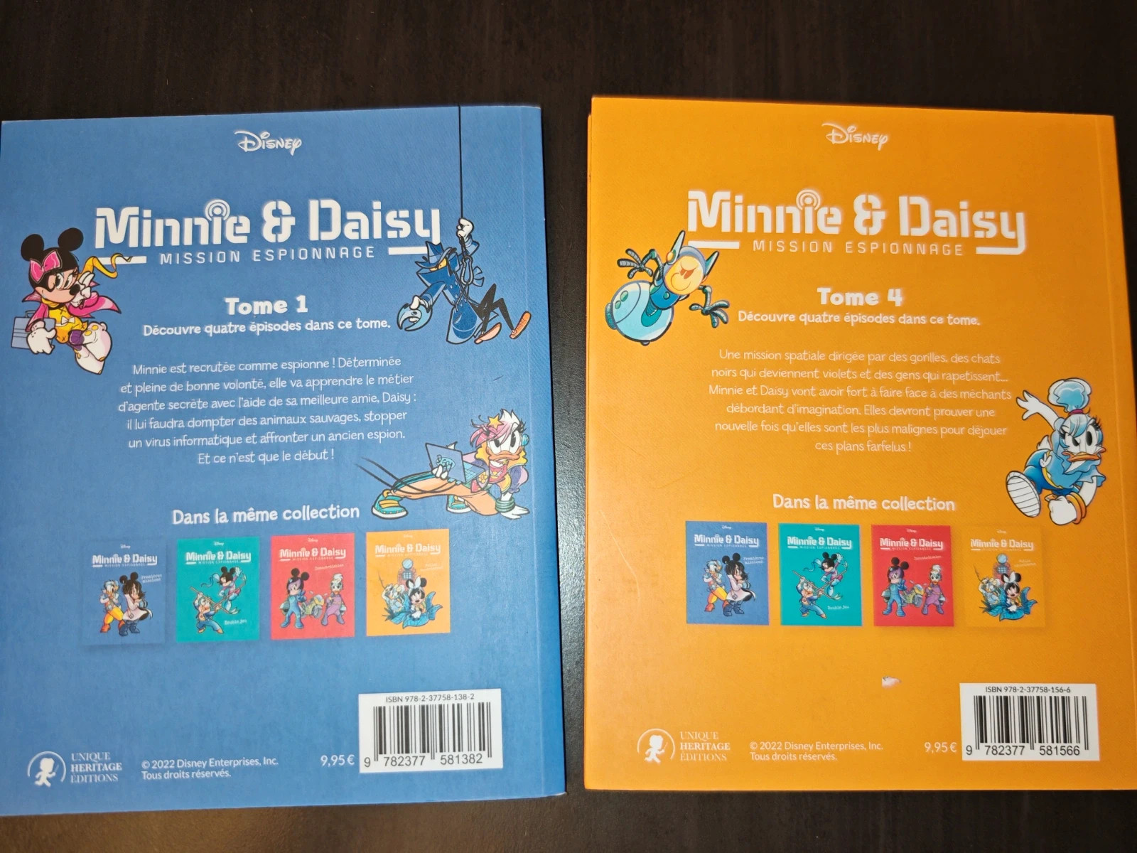 Lot de 2 BD Disney Minnie & Daisy – Mission Espionnage 2