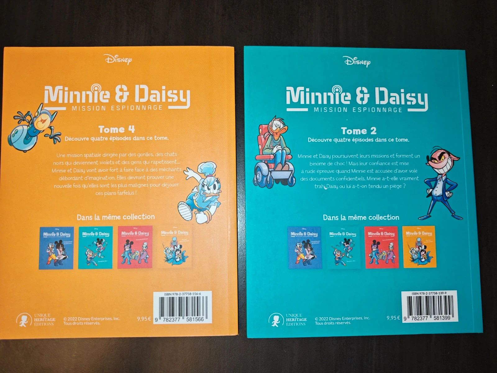 Lot de 2 BD Disney Minnie & Daisy – Mission Espionnage 2