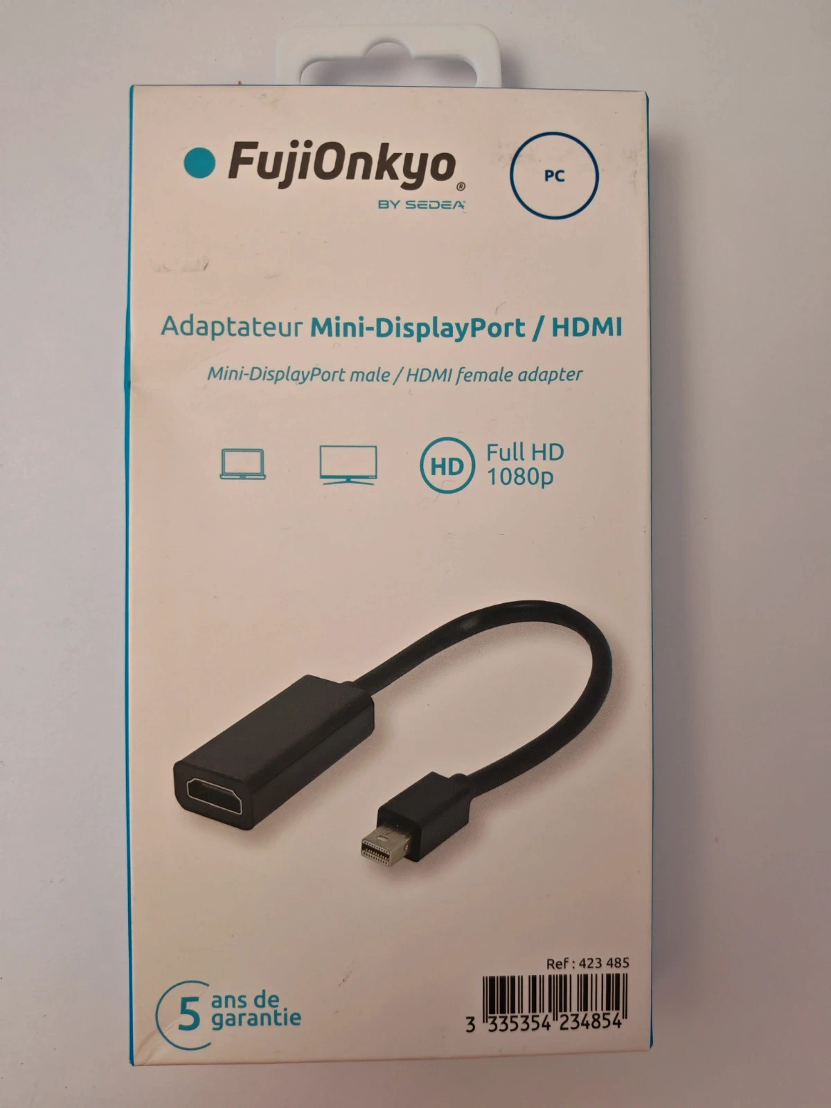 Adaptateur Mini DisplayPort vers HDMI FujiOnkyo – Full HD 1080p – Neuf – fujionkyo 2