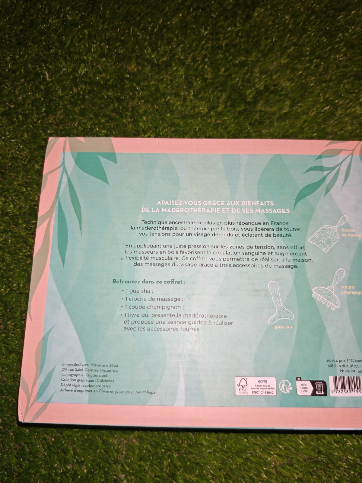 Coffret Massage du Visage Madérothérapie – Neuf sous blister – Gua Sha & accessoires 4