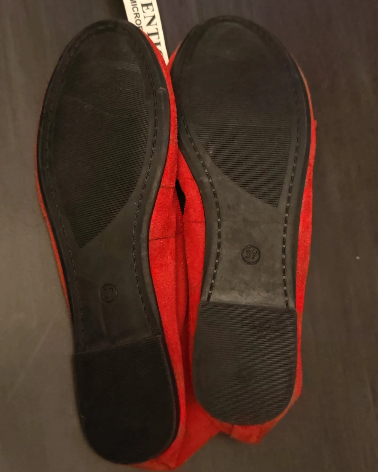 Ballerines Cache Cache rouges en cuir – Taille 37 – Cache Cache – taille 37 4
