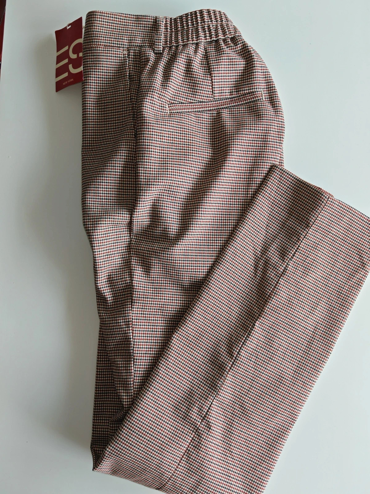 Magnifique pantalon Esprit pied-de-poule – Neuf – T34