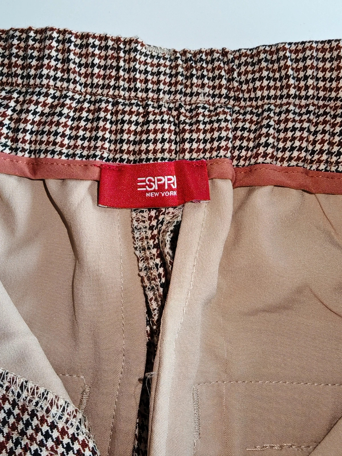 Magnifique pantalon Esprit pied-de-poule – Neuf – T34 – Esprit – taille XS / 34 / 6 4