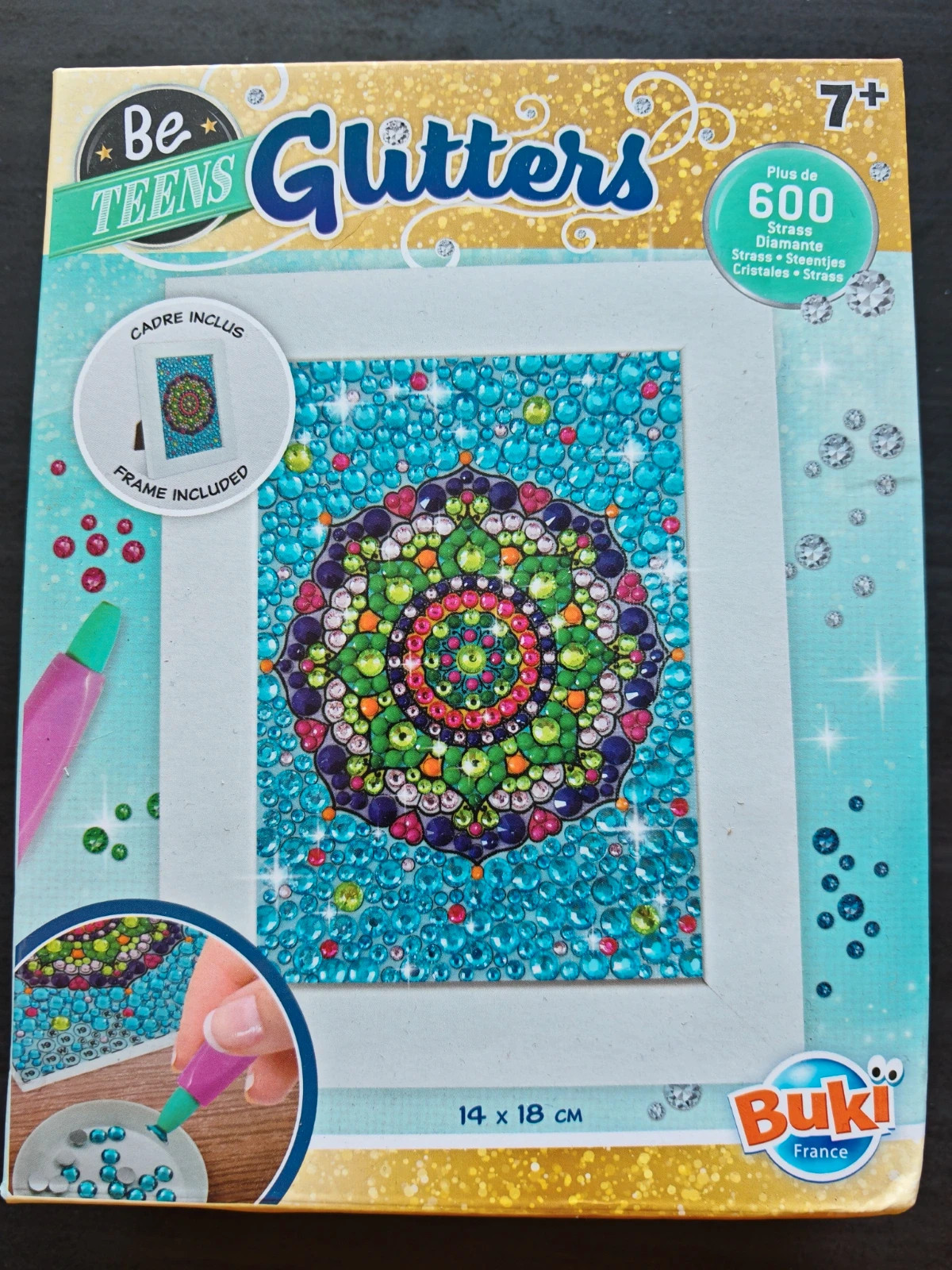 Kit Diamond Painting Buki Be Teens "Glitters Mandala" - NEUF