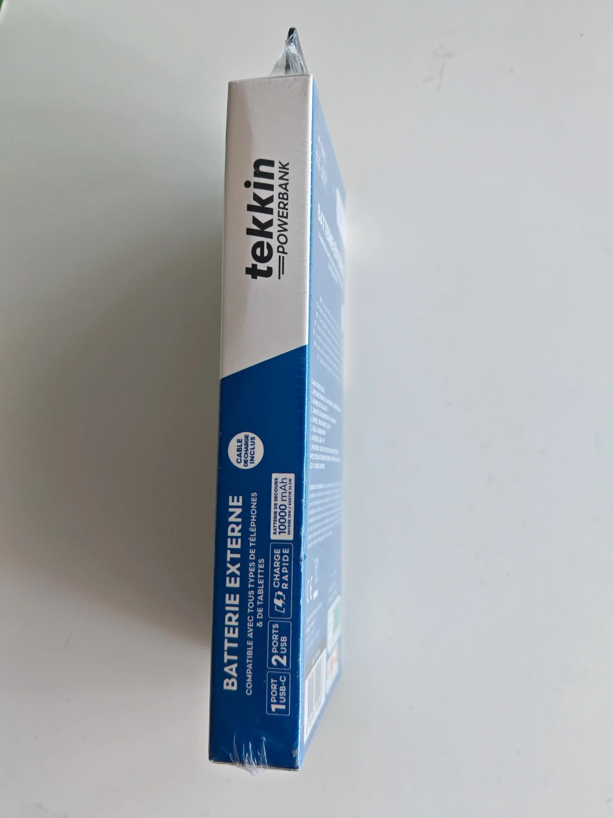 Batterie externe Tekkin 10 000 mAh Charge Rapide 22.5W - Neuve – Power 4