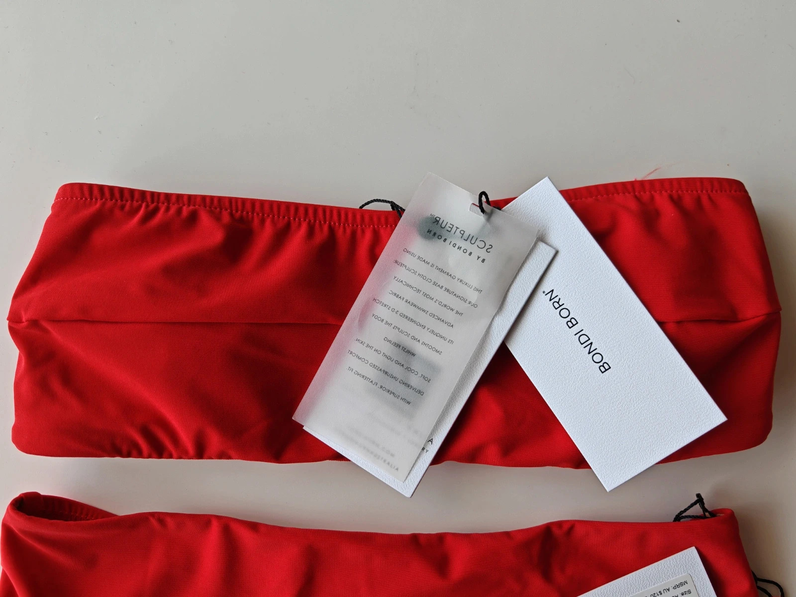 Maillot de bain Bondi Born rouge 2 pièces – Neuf – BONDI BORN – taille S / 36 / 8 4
