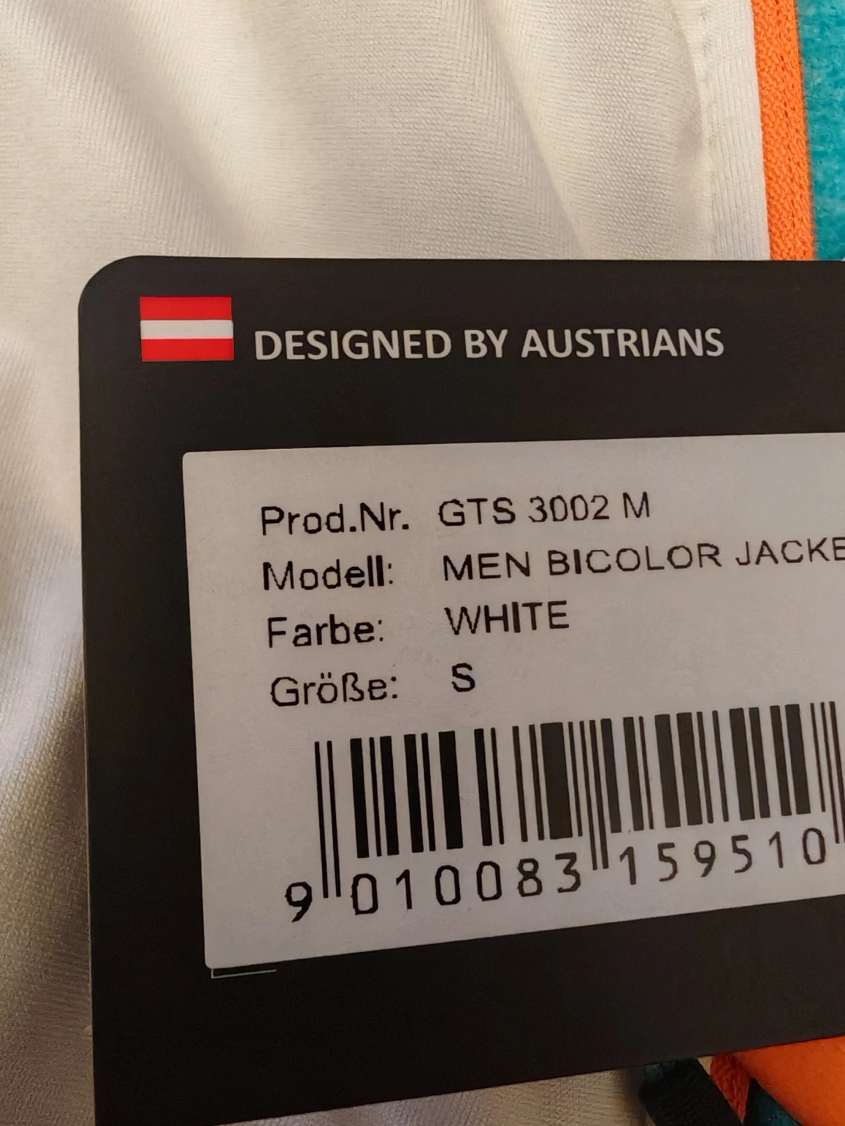 Veste GTS Sports Taille S neuve avec étiquette. – GTS 2