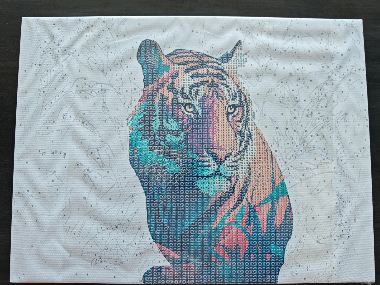 Magnifique Diamond Painting Tigre 30x40 cm - Kit complet – yuwei – taille Taille unique 3