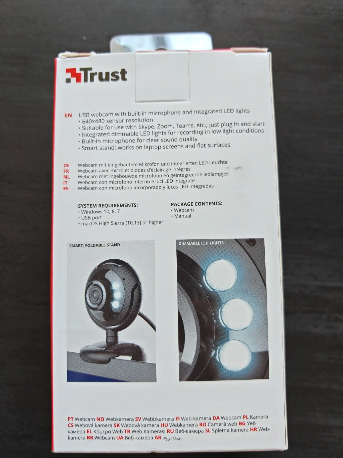 Webcam Trust Spotlight Pro USB avec LED & Micro intégré – Neuve – Trust 2