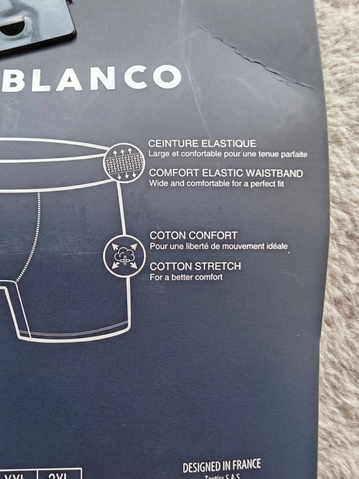 Boxer Serge Blanco Homme Noir Taille XL – Neuf avec étiquette – Serge Blanco – taille XL 3