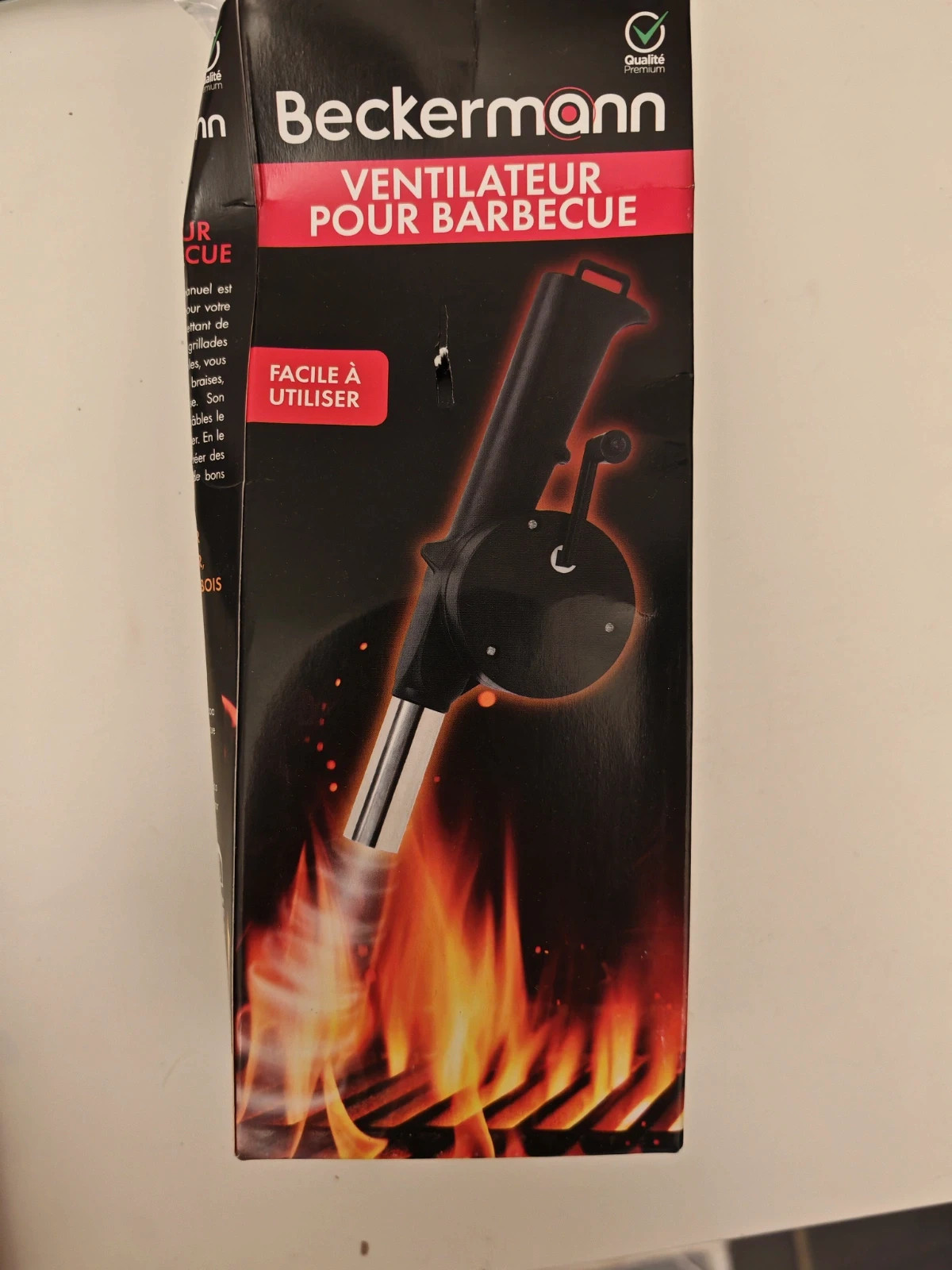 Kit barbecue neuf beckermann – grille panier + ventilateur manuel bbq 3