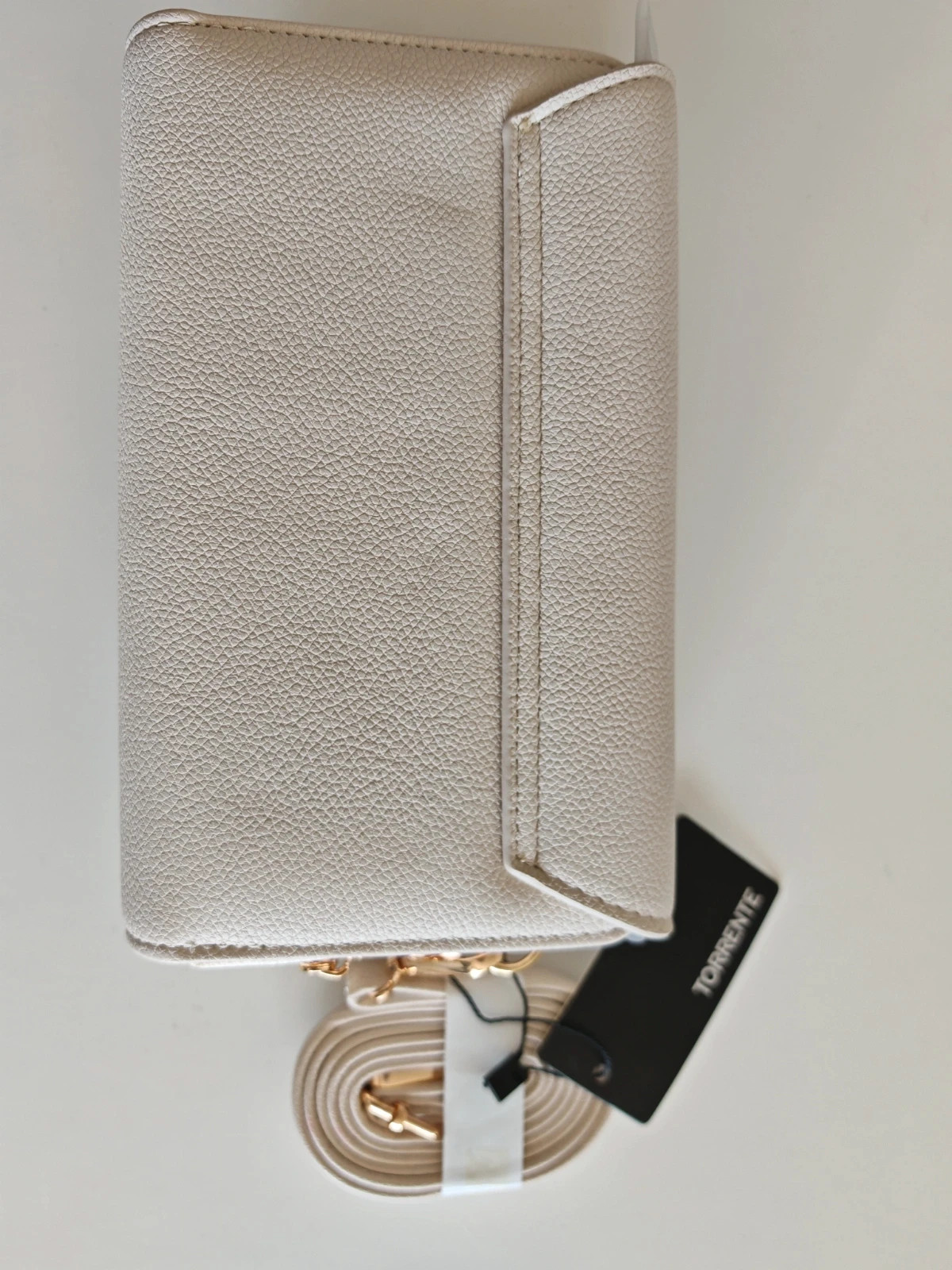 Sac bandoulière Torrente – Beige / crème (neuf avec étiquette) – Torrente 3