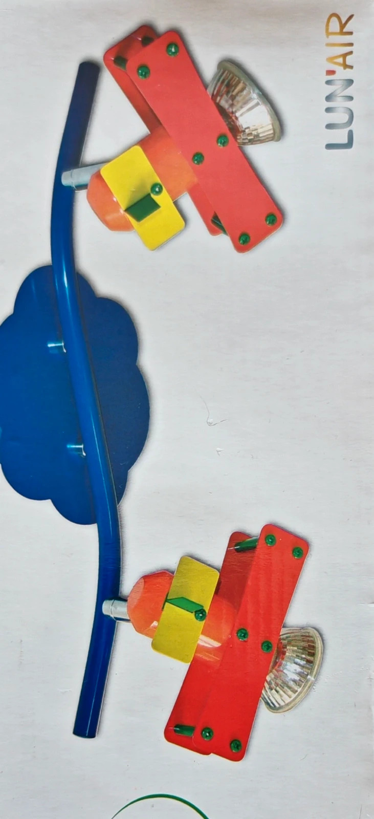 Plafonnier enfant avion 2 spots orientables GU1 – lunair – taille Taille unique 3