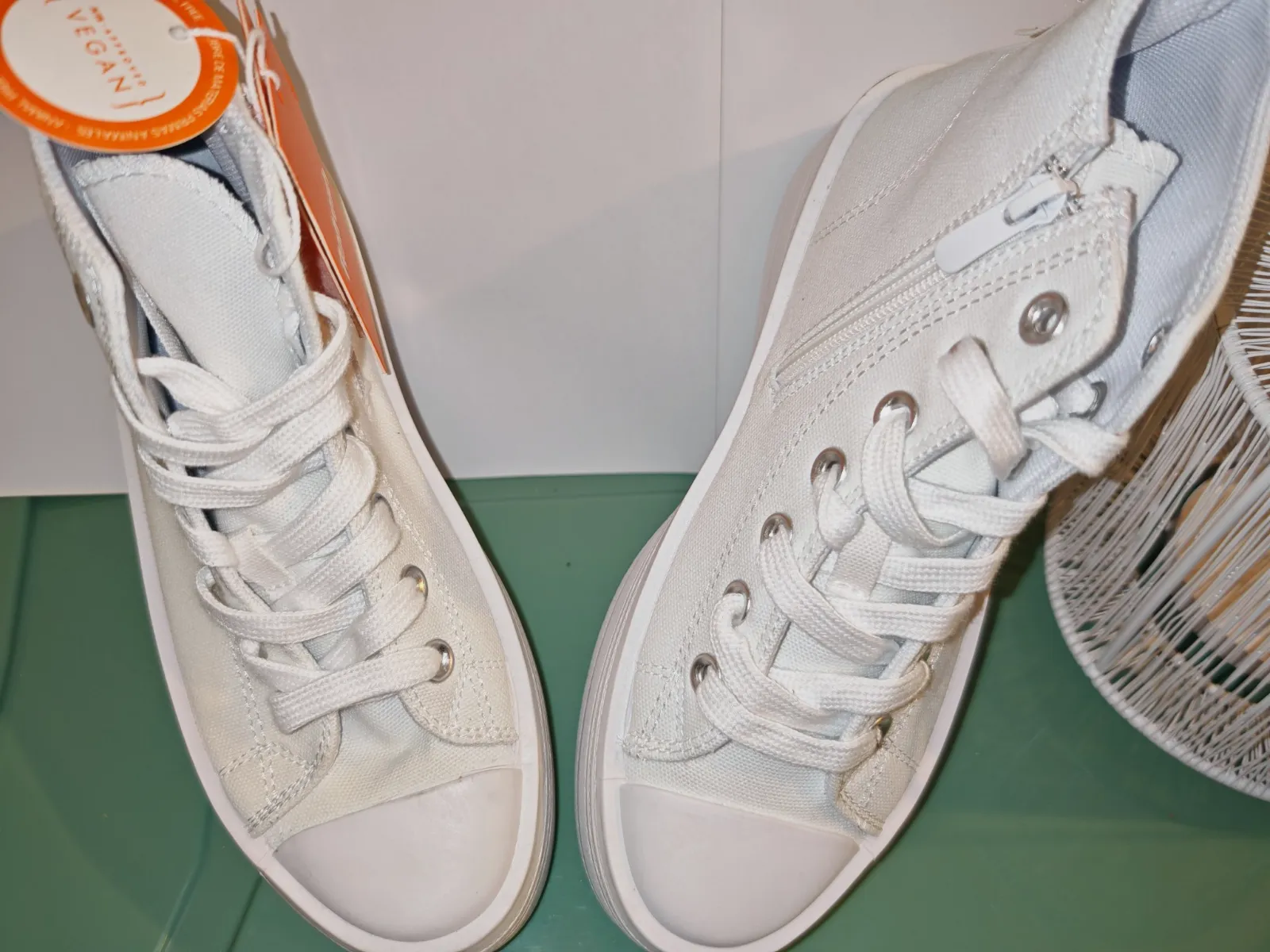 Baskets montantes plateforme Refresh blanches – Refresh – taille EU 38 4
