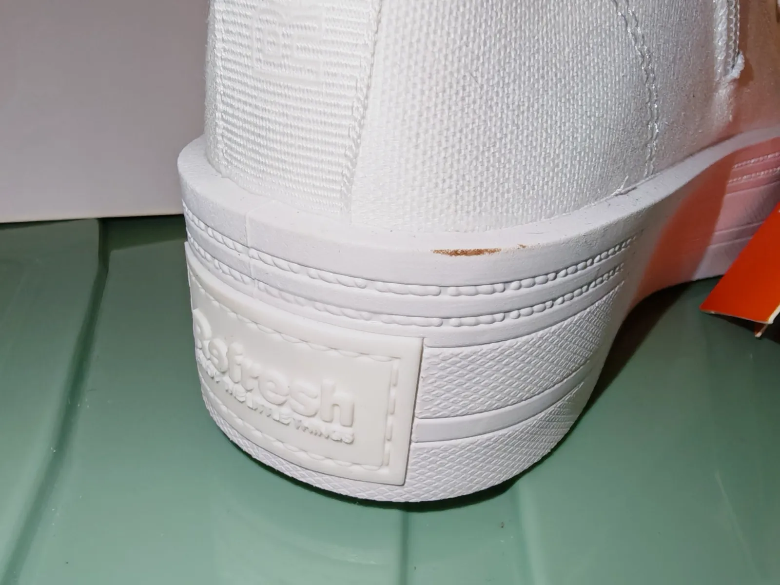 Baskets montantes plateforme Refresh blanches – Refresh – taille EU 38 9