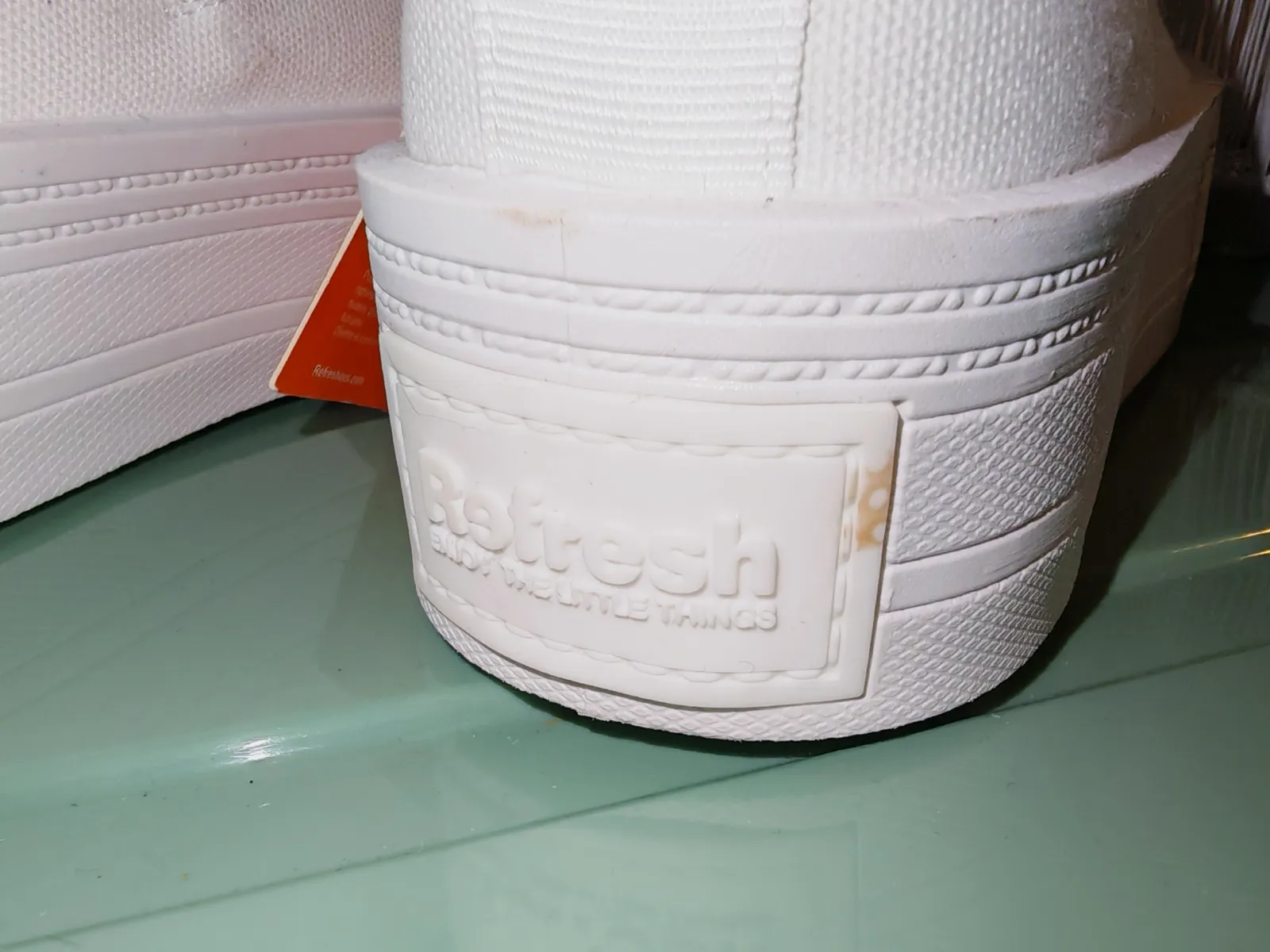 Baskets montantes plateforme Refresh blanches – Refresh – taille EU 38 8