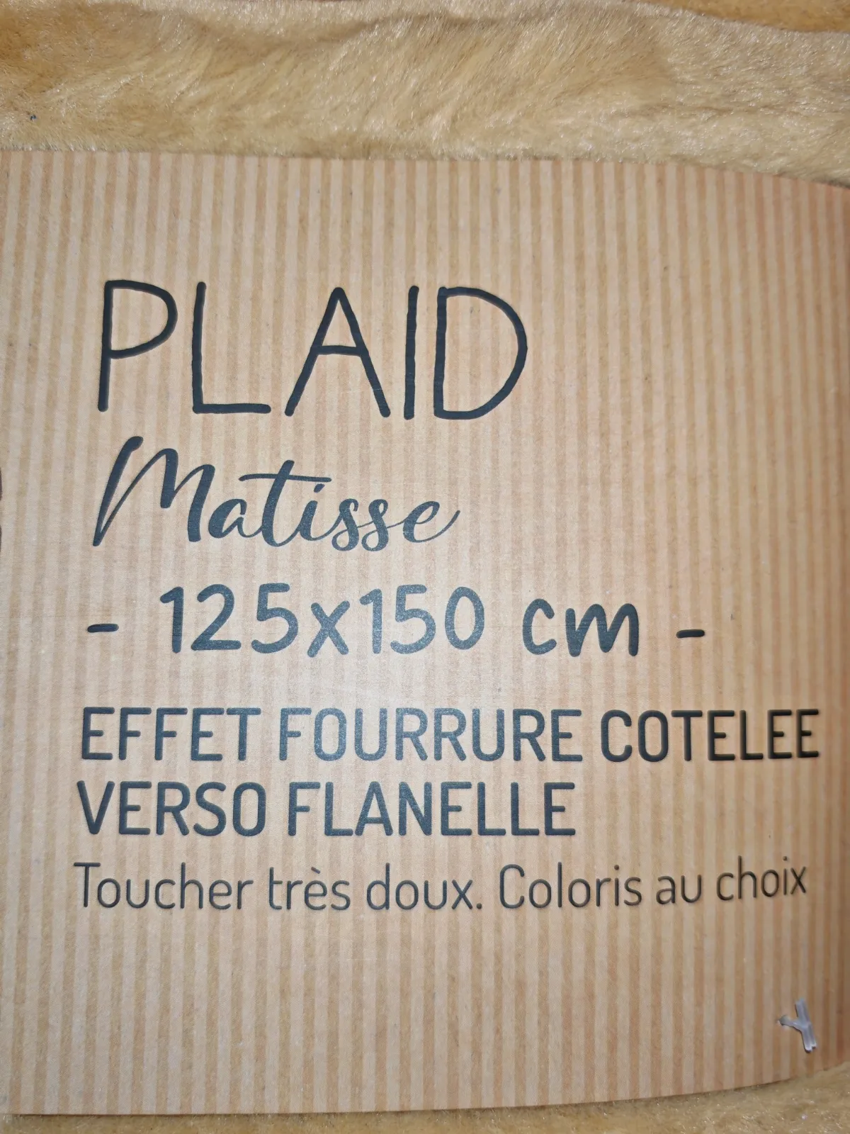 Plaid Enjoy Home Matisse Beige 125x150 cm – Enjoy Home 3