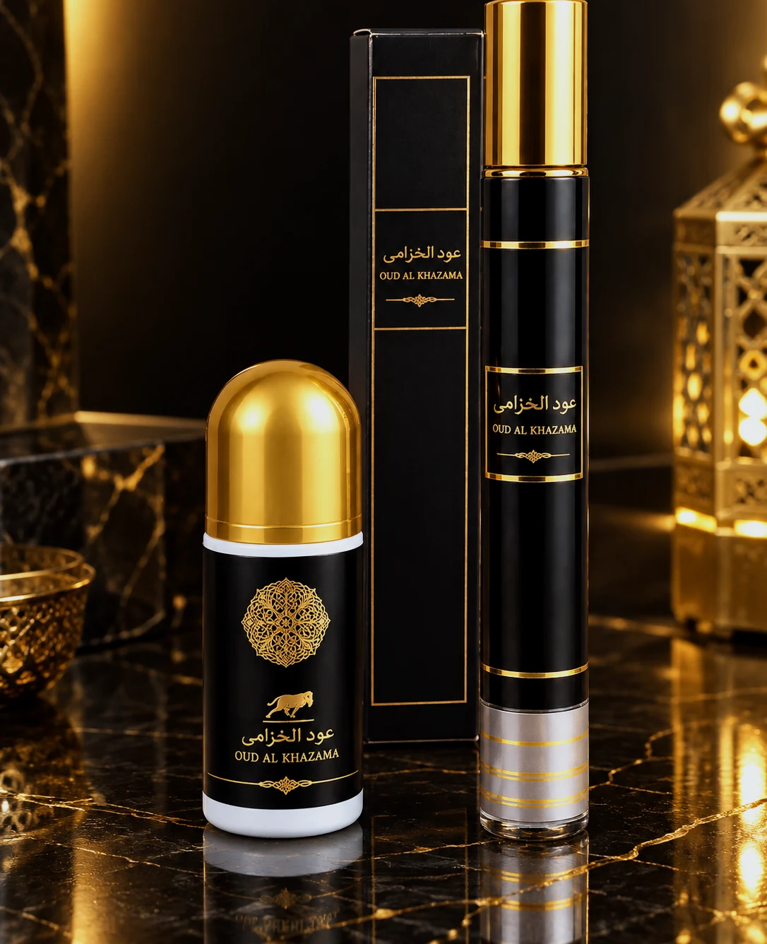 Parfum Oud Al Khamraha avec déodorant