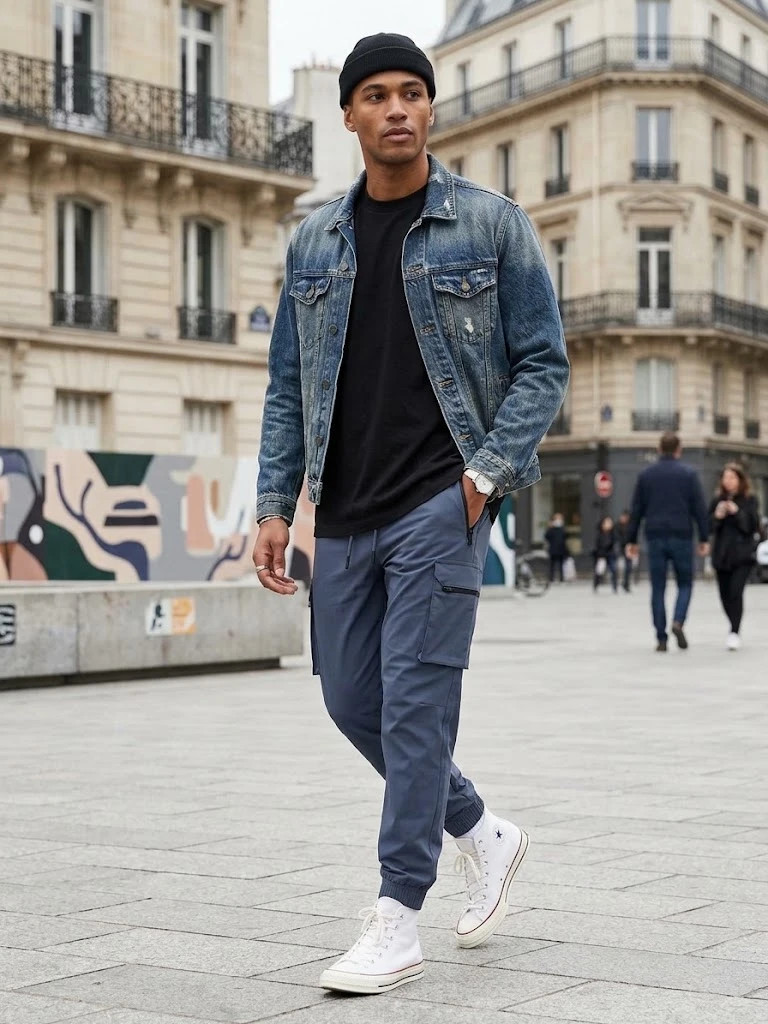 Pantalon cargo jogger Skinny Fit – H&M – taille M 2