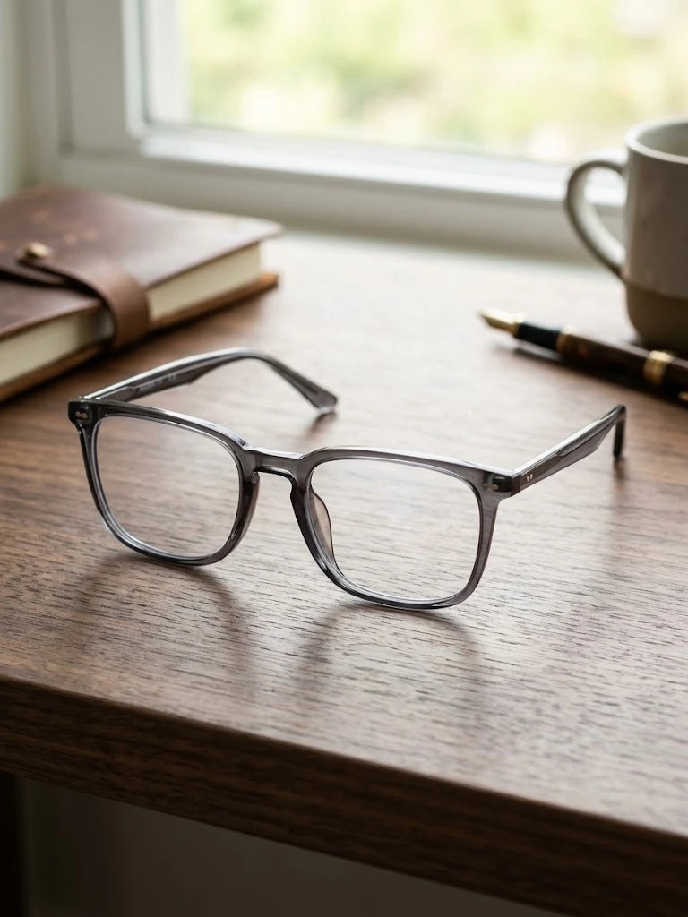 Lunettes élégantes en acétate ( anti lumière bleu )