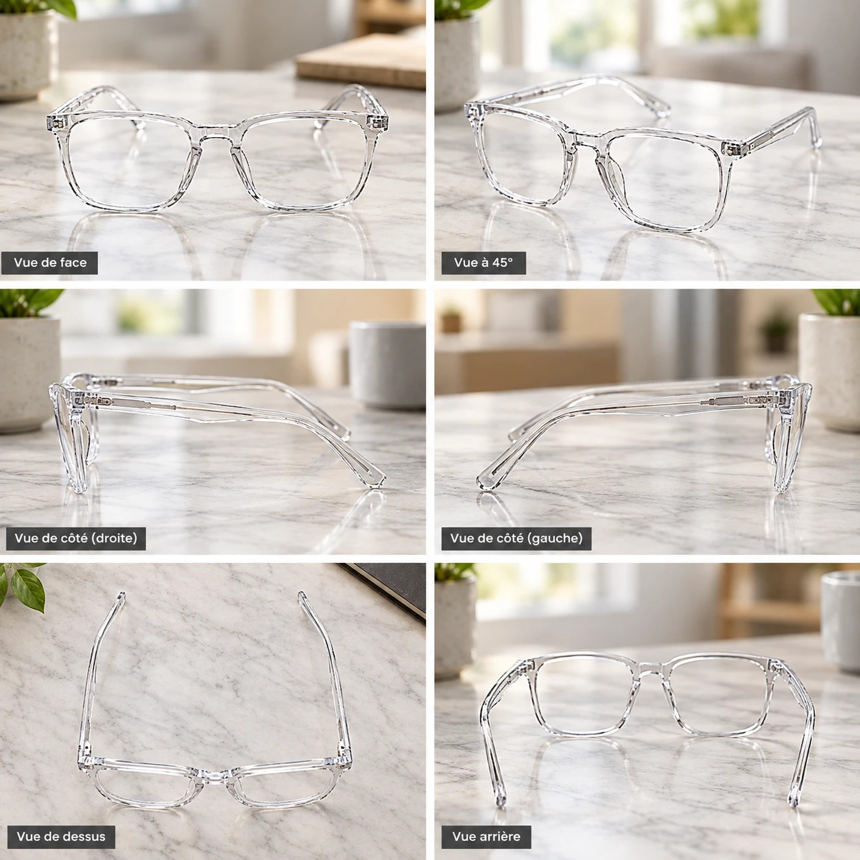 Lunettes de vue / style transparentes 2