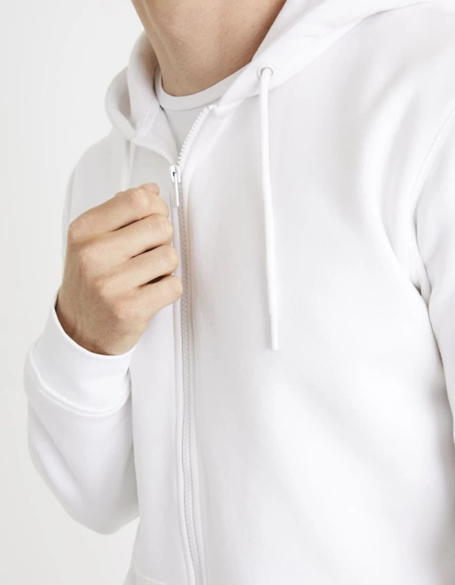 Gilet zippé à capuche Celio - Blanc – Celio – taille L 3