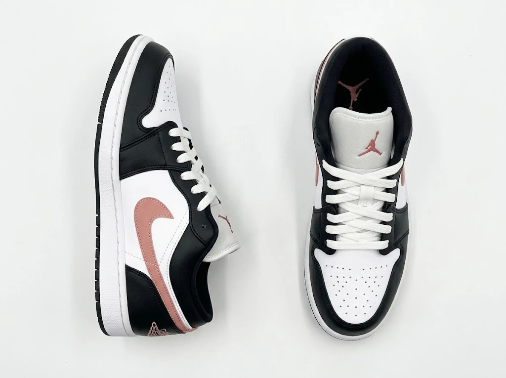 Air Jordan 1 Low Black Rust Pink