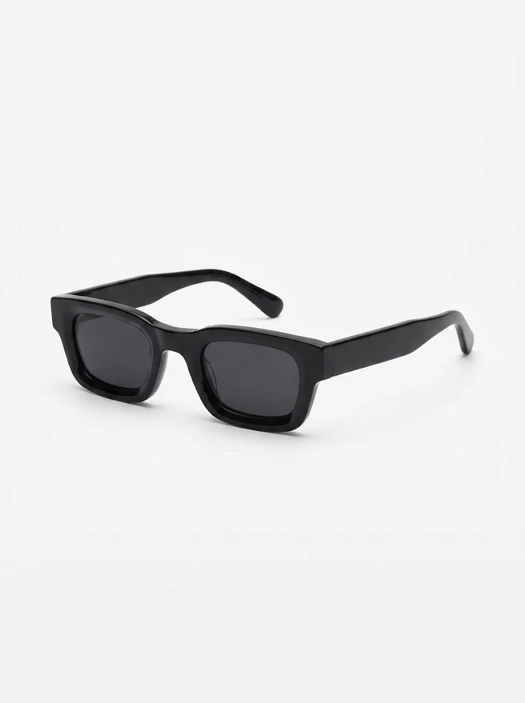 Lunettes de soirée/soleil/chic• Monture carrée épaisse • Unisexe