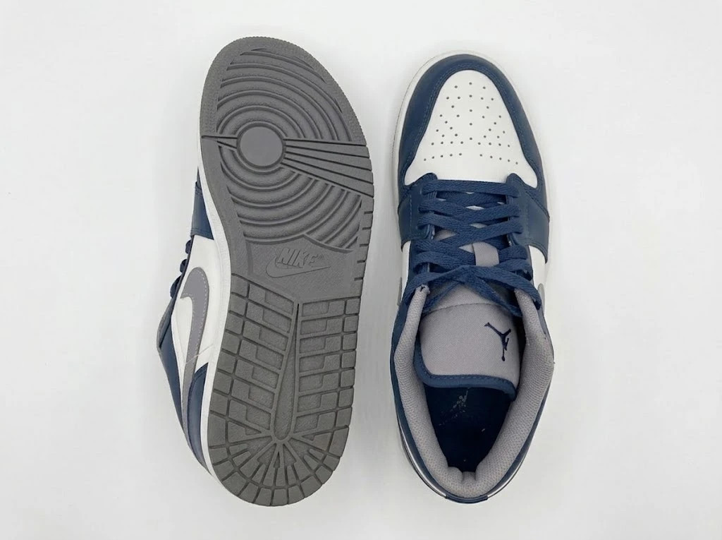 Air Jordan 1 Low « True Blue » Gris & Bleu – Jordan – taille 45 4