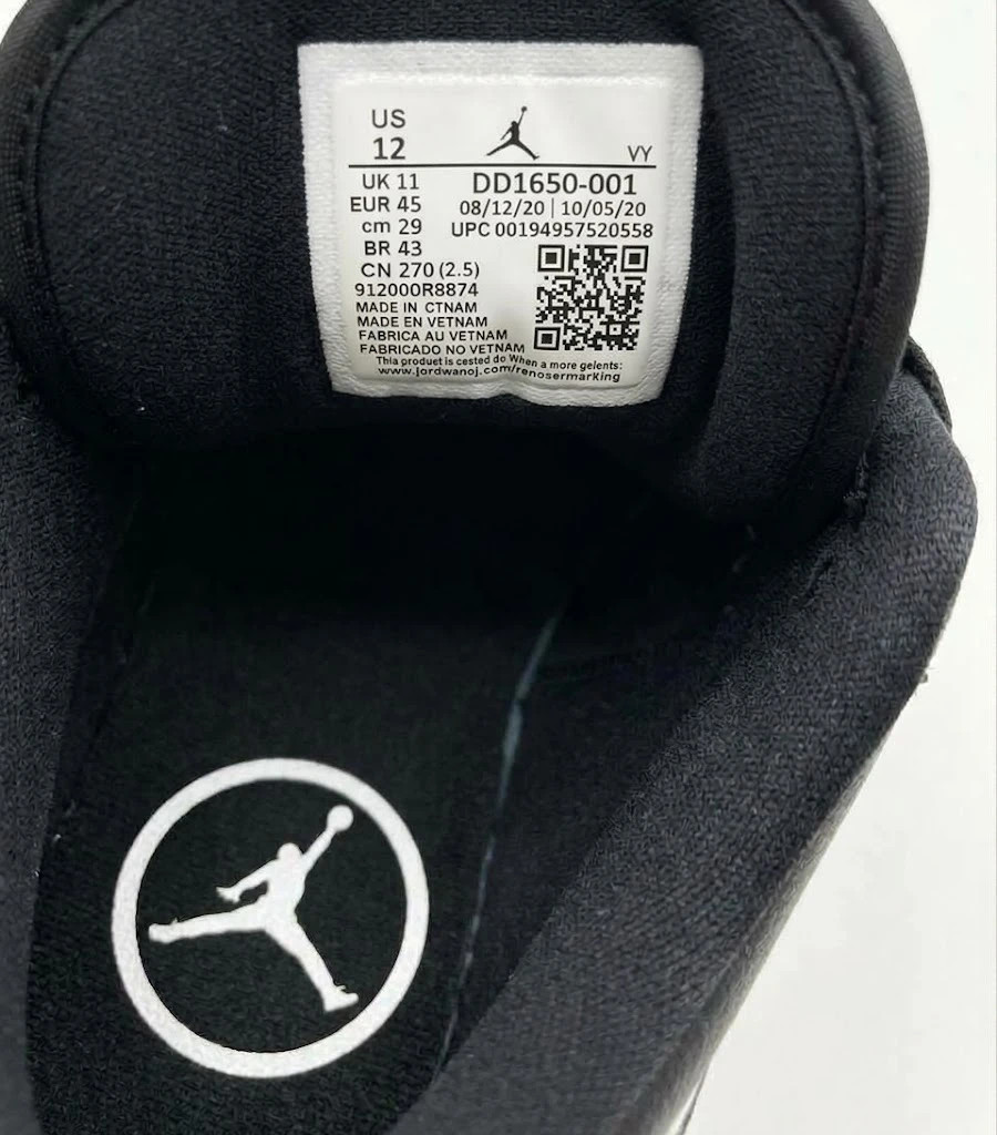 Air Jordan 1 Low Black / Triple Black – Nike – taille 45 3