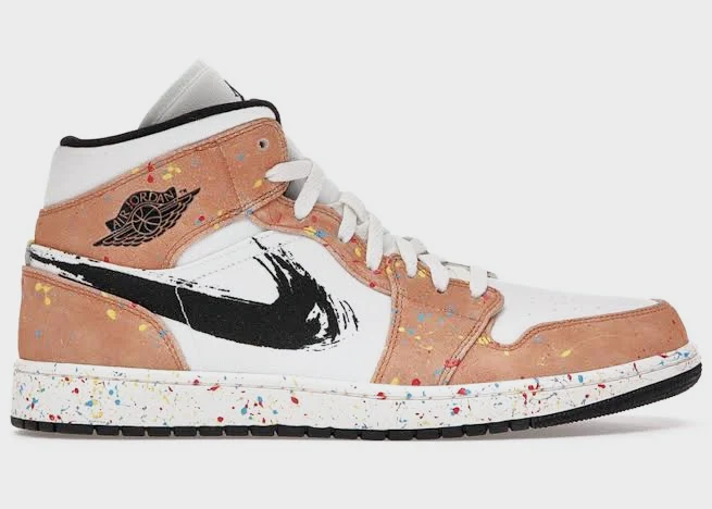 Air Jordan 1 Mid SE Brushstroke
