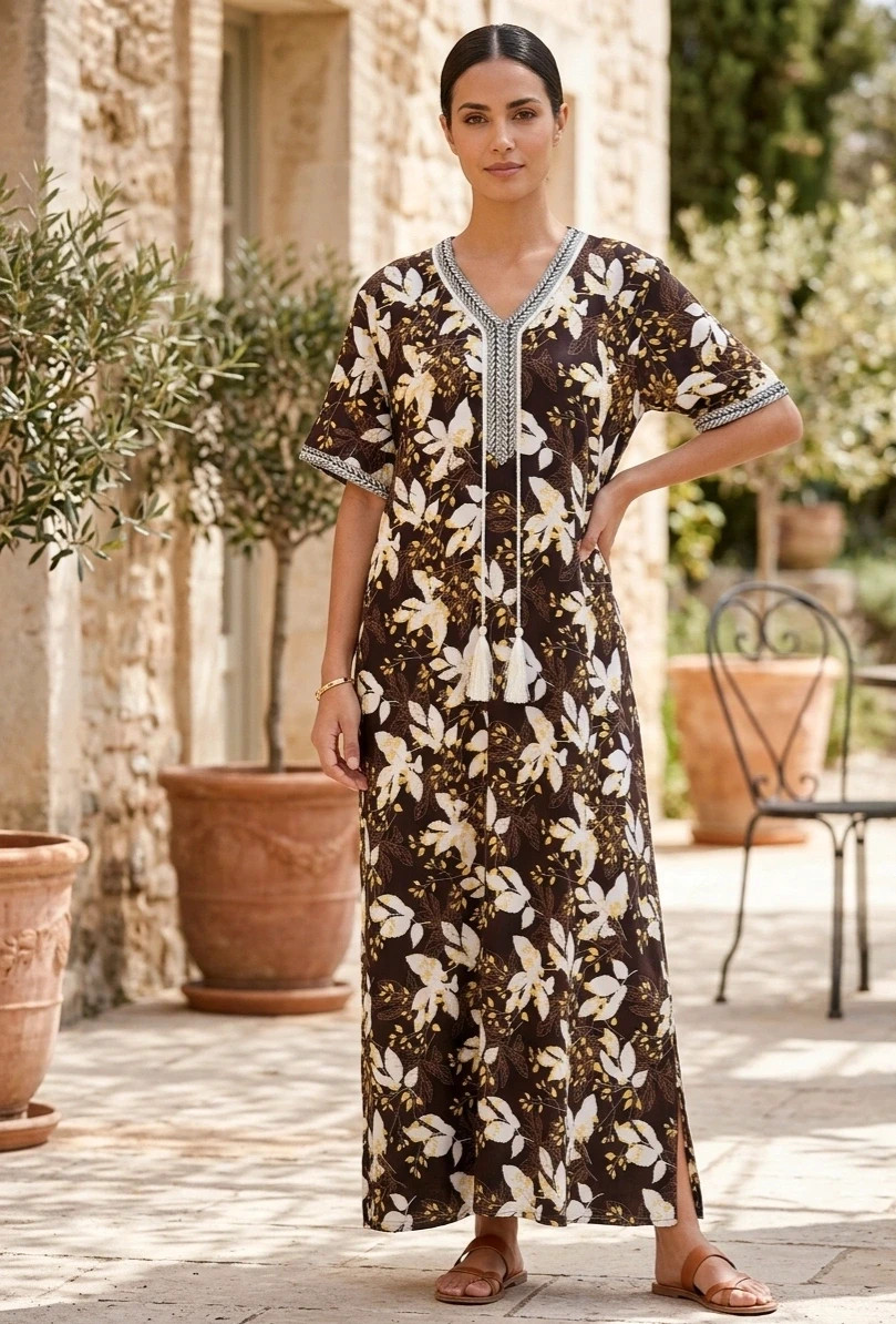Robe pyjama pour femme – SAMIRAA – taille XL / 42 / 14