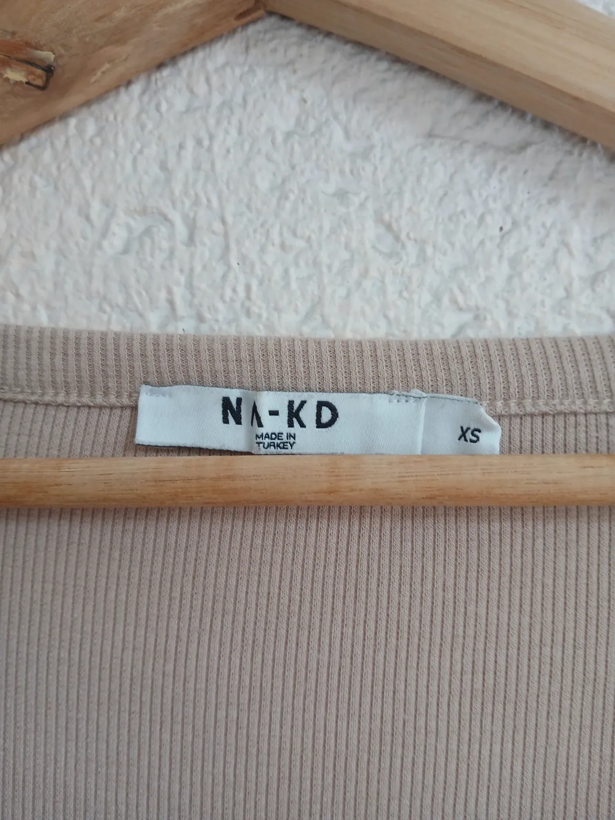 Gilet ajusté côtelé beige NA-KD - Taille XS (Très bon état) – NA kD – taille XS 3