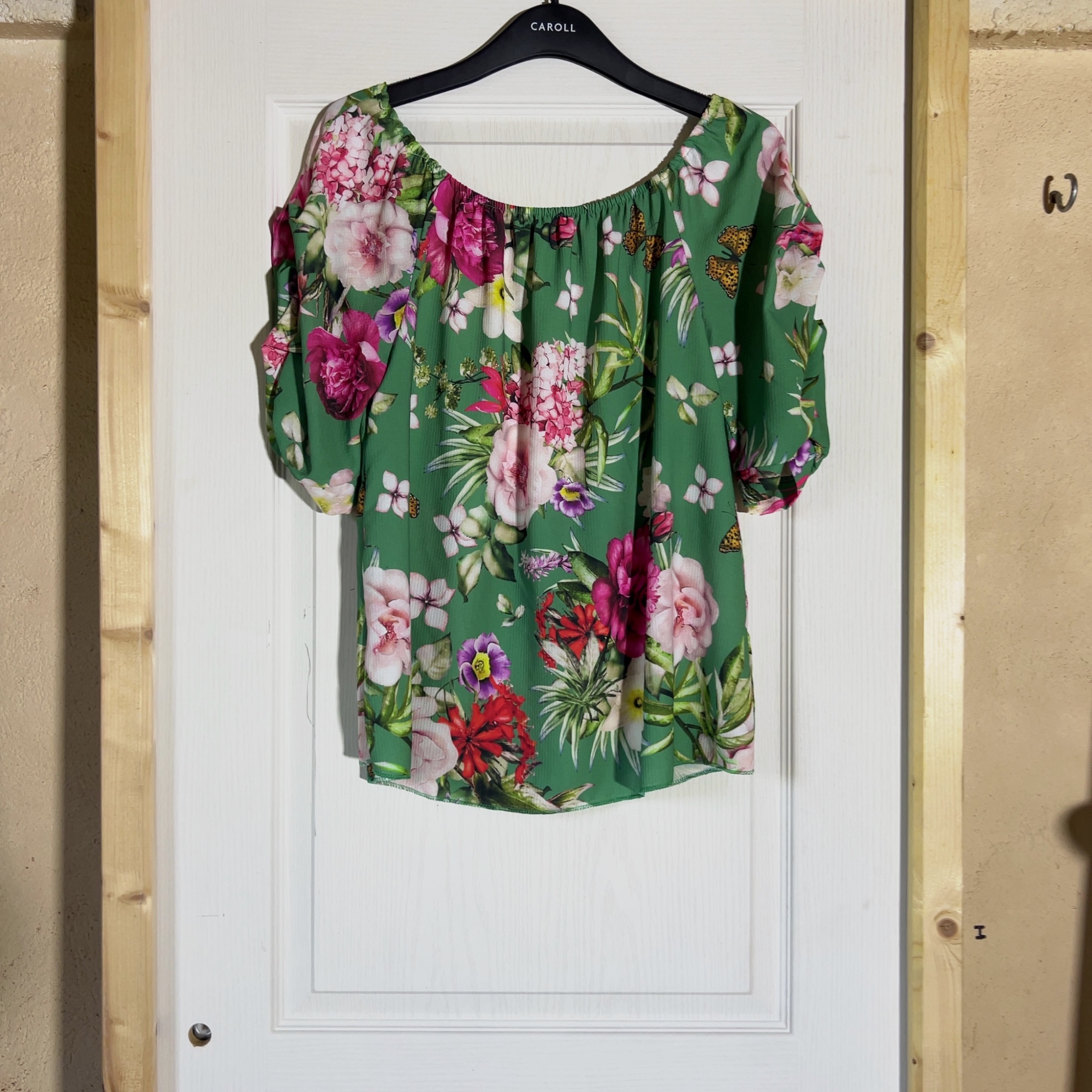 Haut / Blouse fluide fleurie multicolore Taille M/L