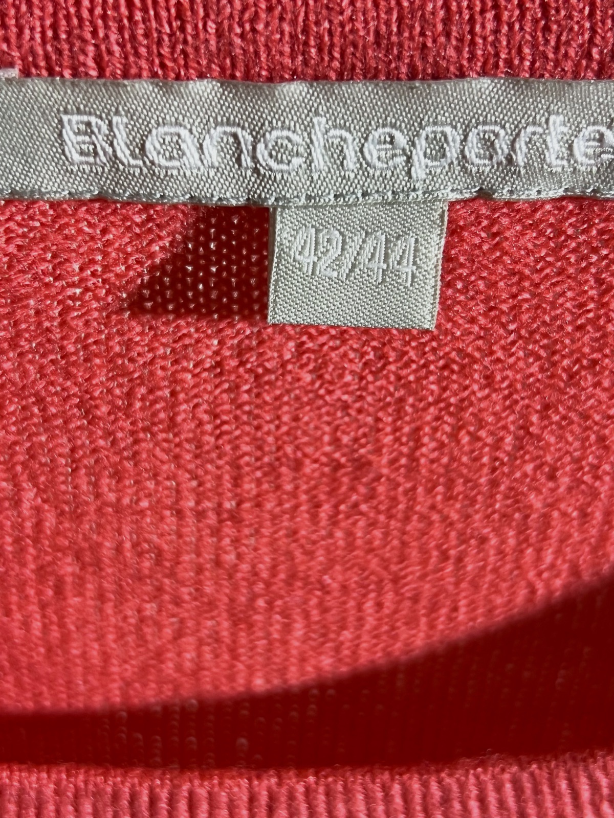 Pulls 2-en-1 rose corail avec volant fleuri – Taille 42/44 – Blancheporte – Blancheporte – taille L 3