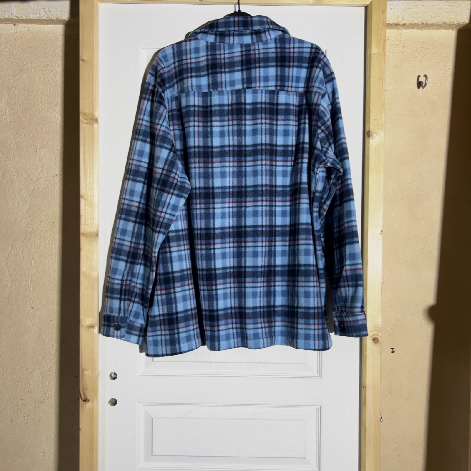 Surchemise polaire à carreaux bleue Blancheporte - Taille 49/50 (XL/XXL) – Blancheporte – taille XXL 2