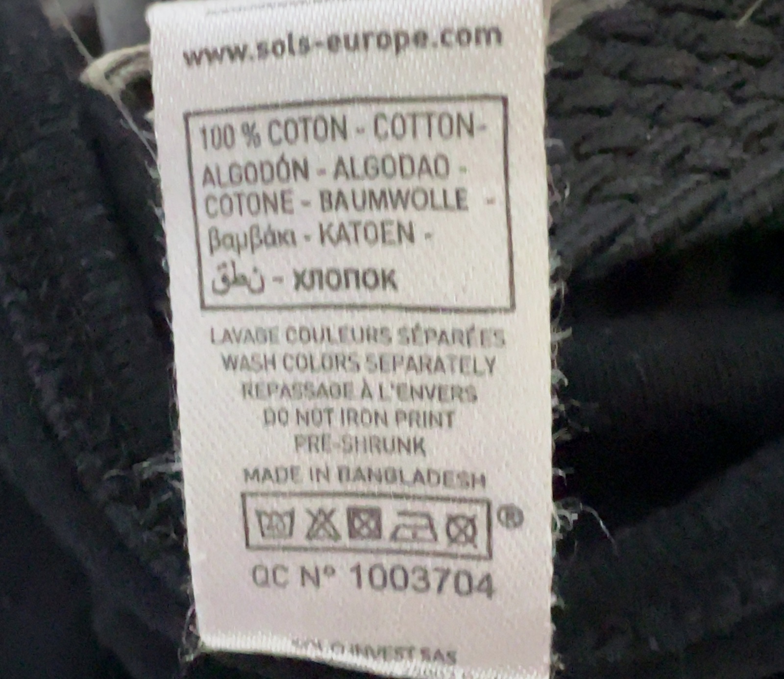Débardeur noir SOL'S - "Plutôt mourir debout que de vivre à genoux" - Taille M – SOL'S – taille M 4