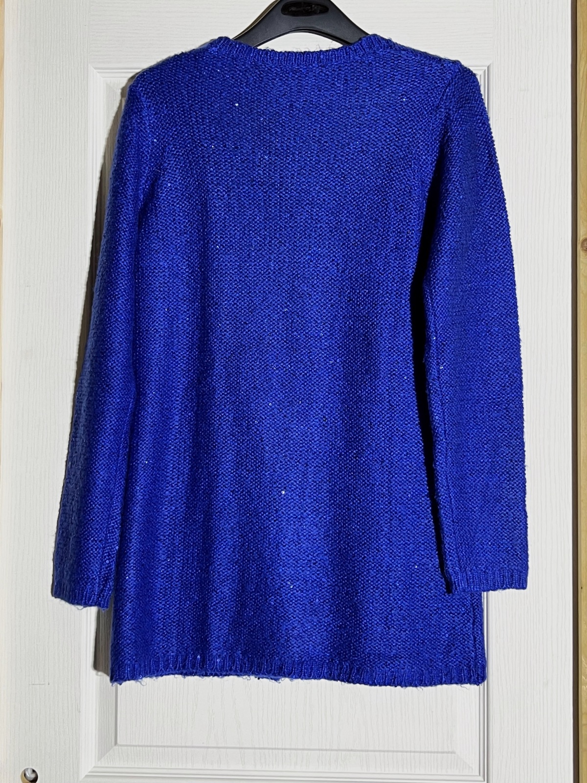 Gilet ouvert bleu électrique pailleté Blancheporte M (38/40) – Blancheporte – taille M 2