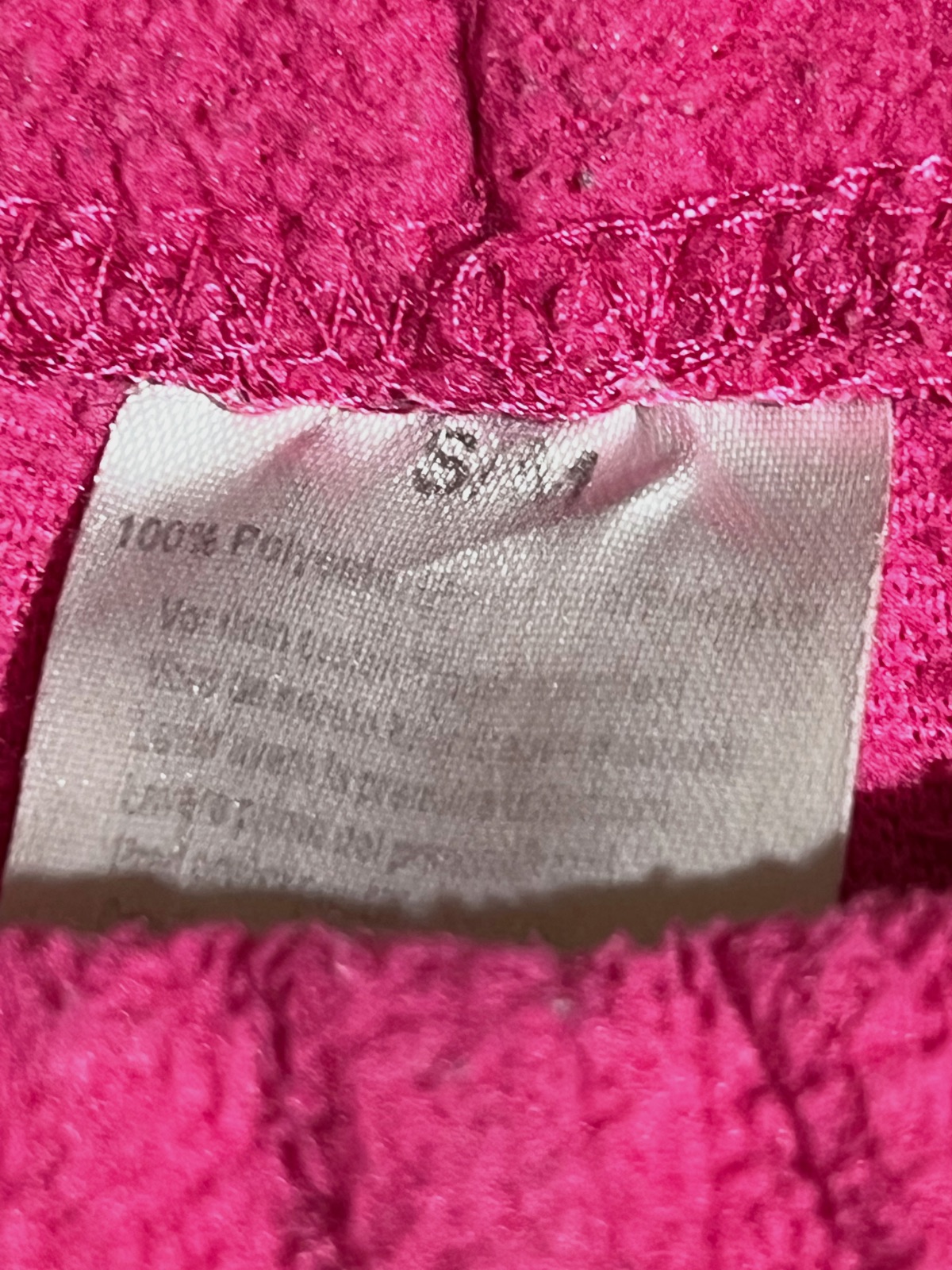 Pantalon décontracté rose fuchsia en polaire – Taille S/M – Bon état – Sans marque – taille M 3