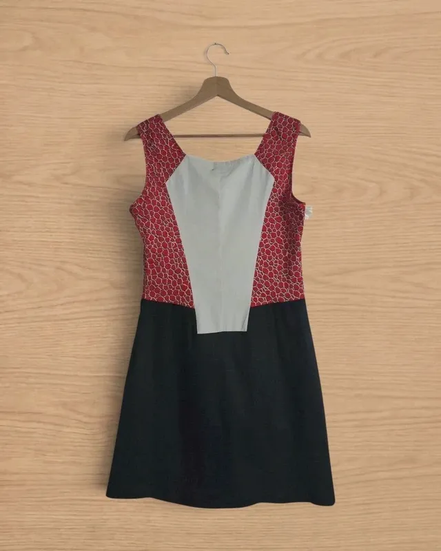 Vestido Skunkfunk estampado geométrico algodón orgánico corte A Talla 40 nuevo e – Skunkfunk – taille M 3