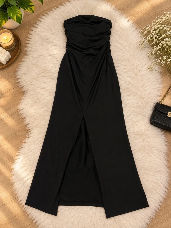 Robe noire longue avec fente arrière 🖤 🖤 Taille S – Jennyfer – taille S / 36 / 8 4