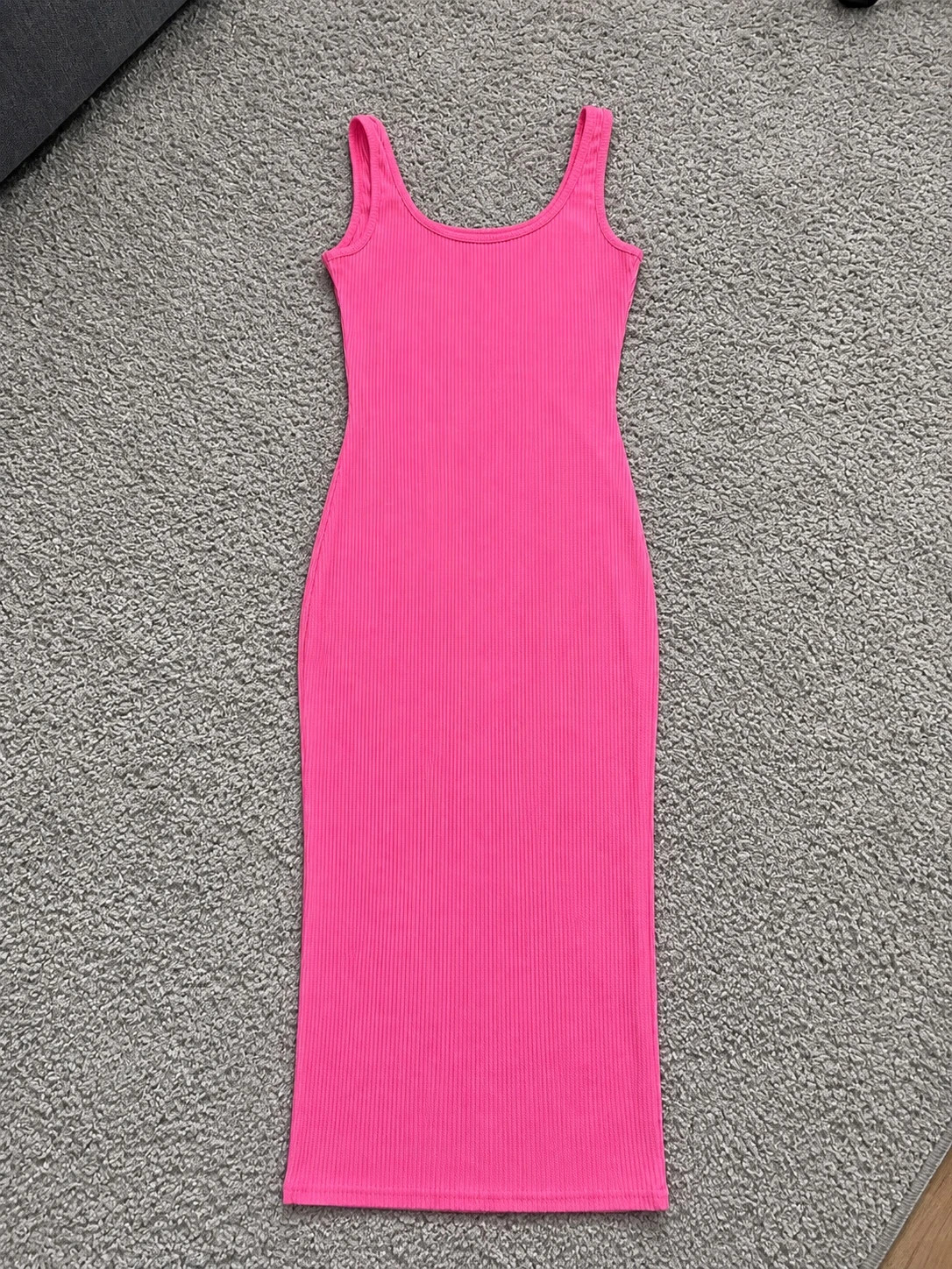 Robe rose moulante avec fente sur le côté🌺🌺 – Shein – taille XS / 34 / 6 3