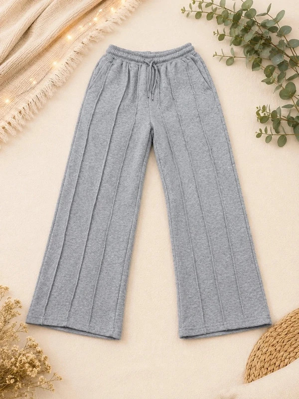 Pantalon gris rayé large Taille xs – Shein – taille XS / 34 / 6 2