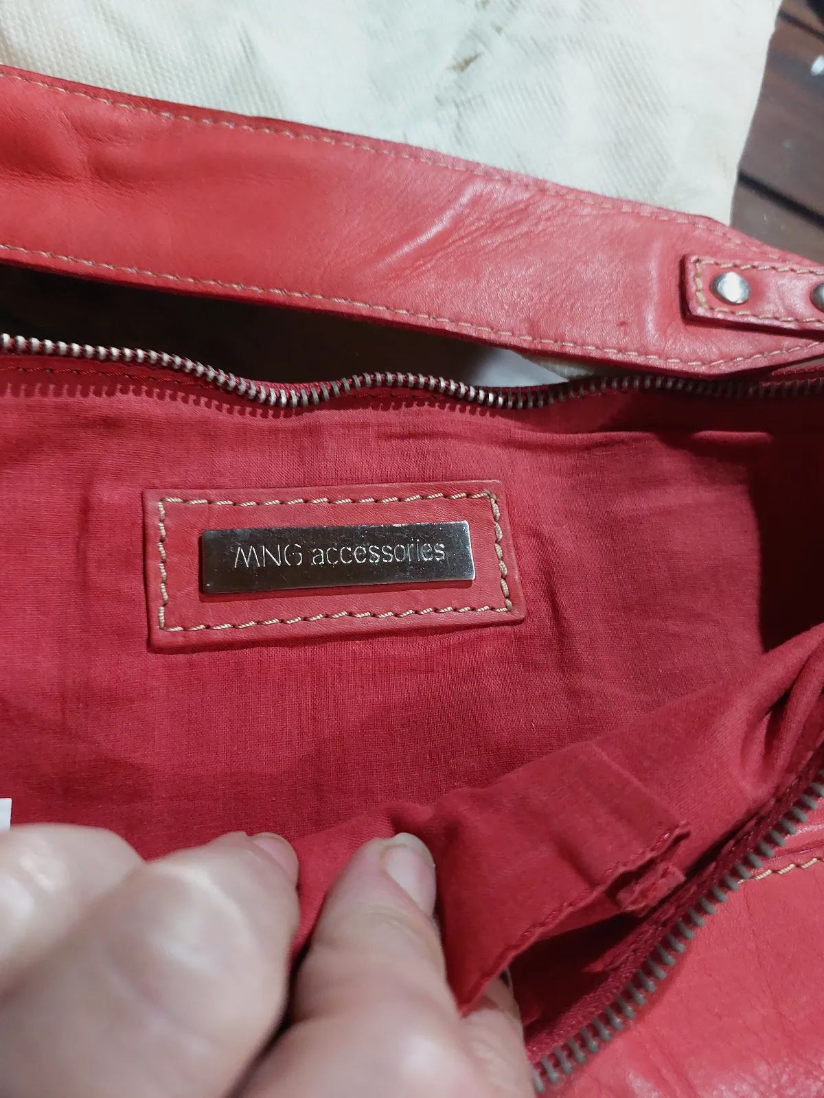 Bolso piel Mango nuevo – Mango leather – taille Taille unique 5