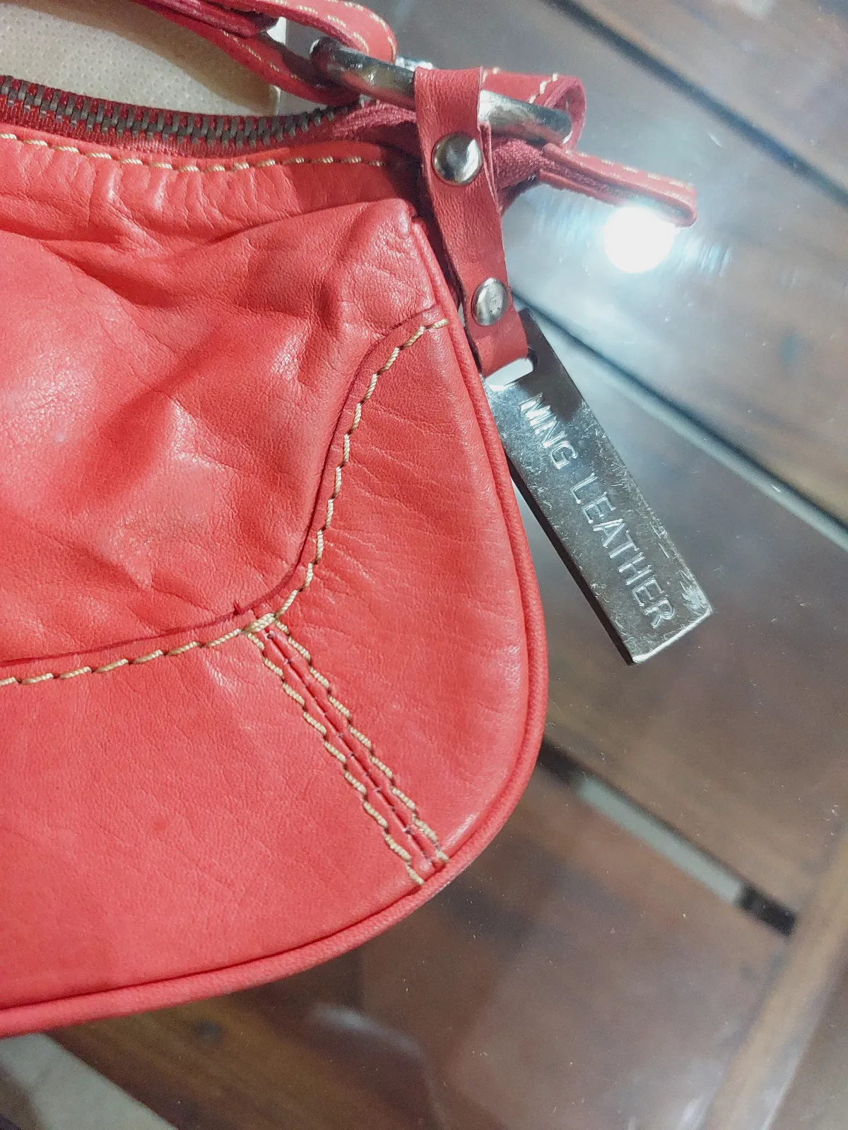 Bolso piel Mango nuevo – Mango leather – taille Taille unique 2