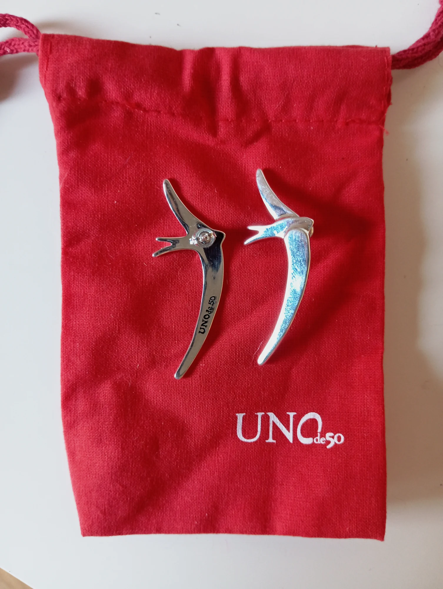 Pendientes golondrinas Unode50 