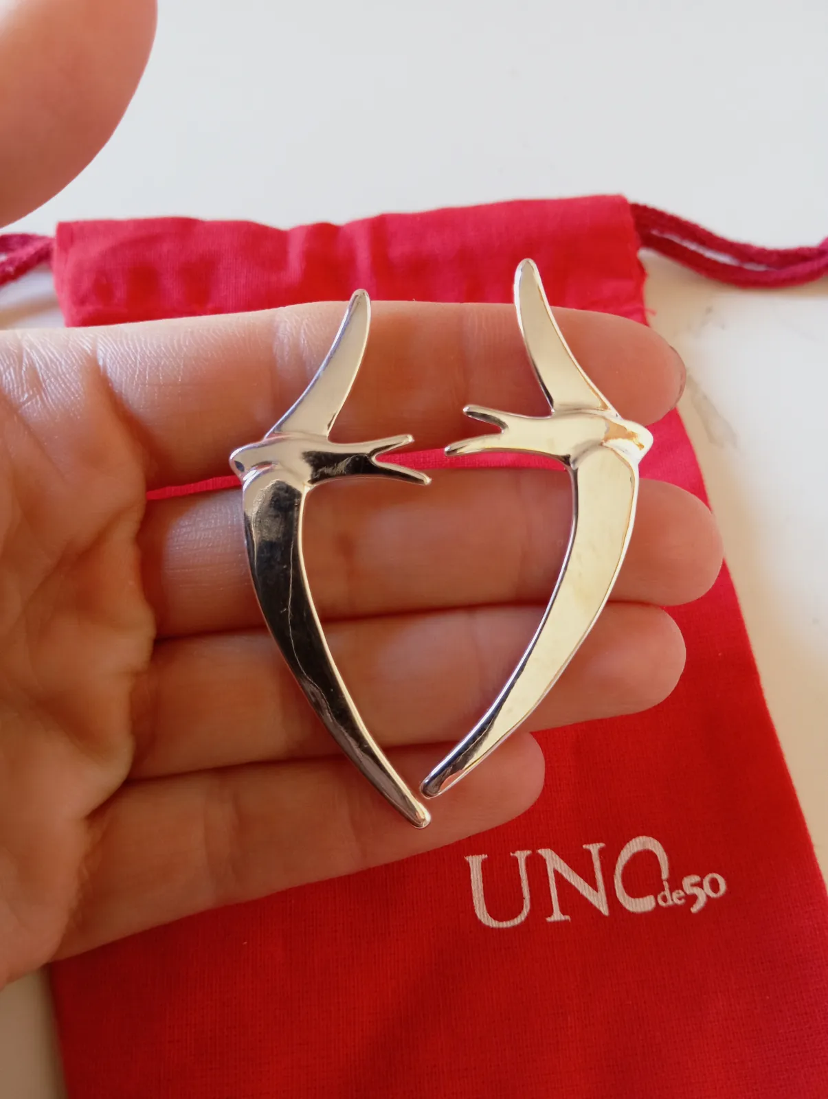 Pendientes golondrinas Unode50  – Unode50 – taille Taille unique 2