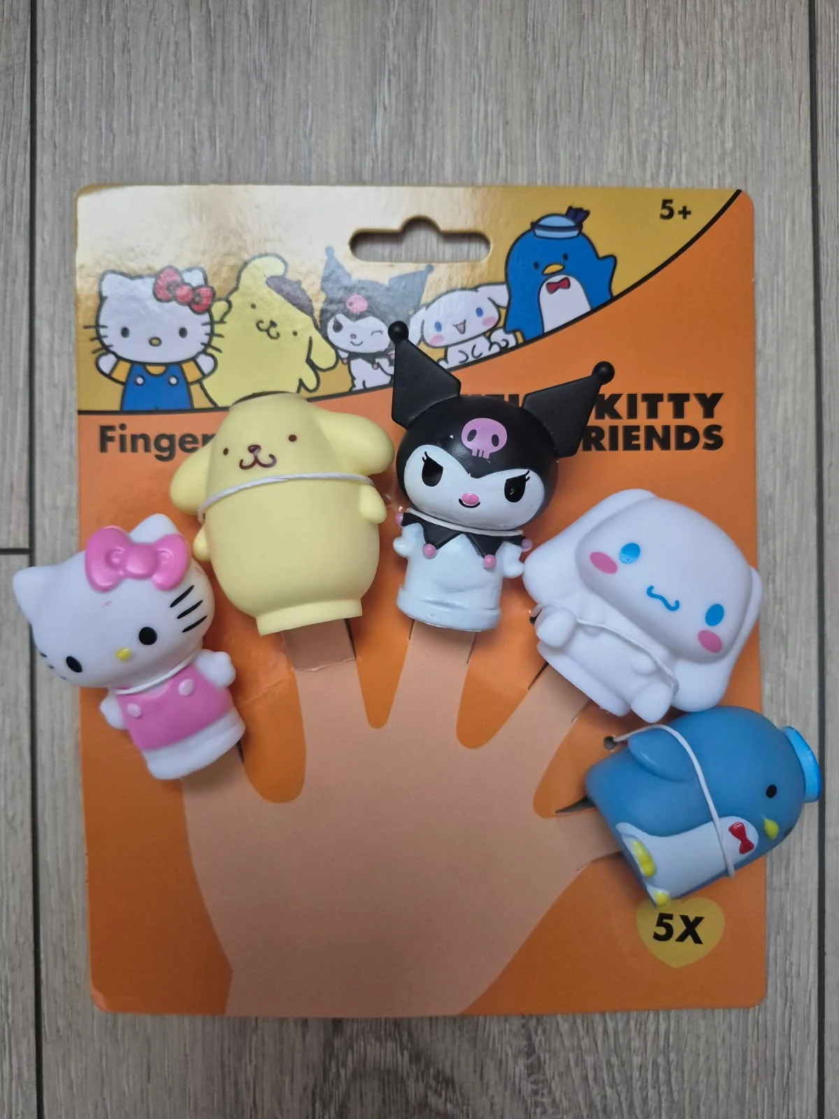 Hello Kitty marionnettes à doigt 5 pièces neuves MD191